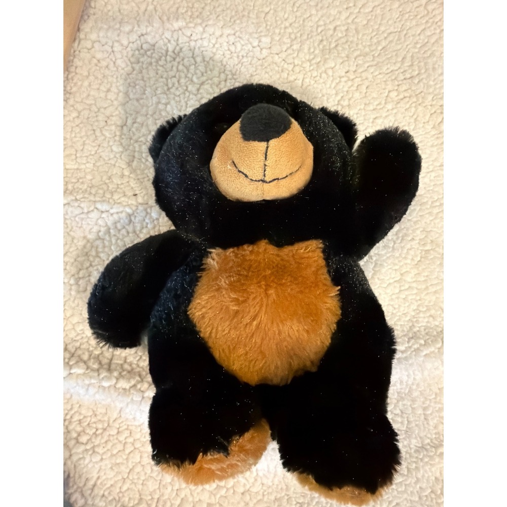 Wishpets Chubby Ursula Black Bear Plush Stuffed Animal 10 inch 43082 2017